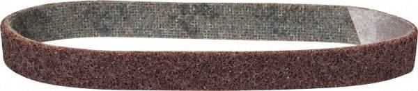 3M - 3/4" Wide x 18" OAL, Aluminum Oxide Abrasive Belt - Aluminum Oxide, Medium, Nonwoven, Series SE-BS - Exact Tool & Supply