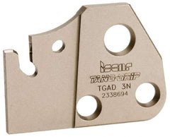 Iscar - 1.1811" Blade Height, 0.1575" Blade Width, 1.6339" OAL, Neutral Cut, Single End Indexable Cut-Off Blade - TGAD Blade - Exact Tool & Supply