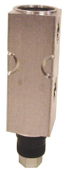 LDI Industries - 0.16 cc Output per Cycle, 1 Outlet Central Lubrication Air-Operated Pump - 25.4mm Wide x 4-3/64" High, Oil/Grease, 1/8-27 Outlet Thread, NPTF - Exact Tool & Supply