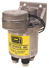 LDI Industries - 0.16 cc Output per Cycle, 2 Outlet Central Lubrication System Electric Pump - 66.55mm Wide x 134.37mm High, 120 Volt, Oil/Grease, 1/8-27 Outlet Thread, NPTF - Exact Tool & Supply