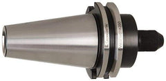 Made in USA - CAT50 Taper Shank 1/8" Hole End Mill Holder/Adapter - 25/32" Nose Diam, 4" Projection - Exact Tool & Supply