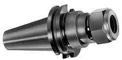 Kennametal - 5/64" to 1" Capacity, 4" Projection, CAT40 Taper Shank, TG/PG 100 Collet Chuck - 6.687" OAL - Exact Tool & Supply