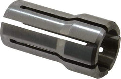 Kennametal - 9/16 Inch, 17/32 to 9/16 Inch Collet Capacity, Series DA100 Double Angle Collet - 1-7/16 Inch Overall Length, 0.769 Inch Overall Diameter, 0.001 Inch TIR - Exact Tool & Supply