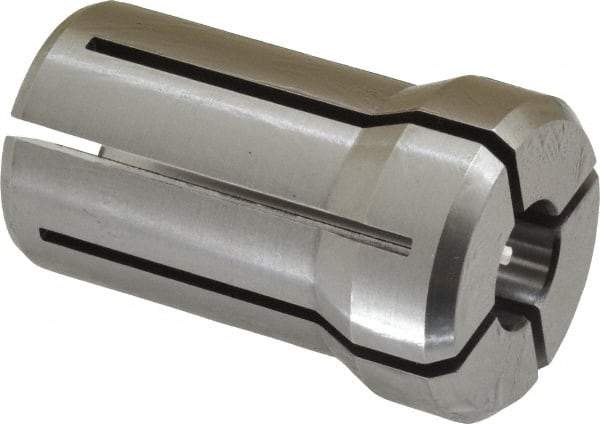 Kennametal - 25/64 Inch, 0.3594 to 25/64 Inch Collet Capacity, Series DA180 Double Angle Collet - 1-5/8 Inch Overall Length, 1.035 Inch Overall Diameter, 0.001 Inch TIR - Exact Tool & Supply