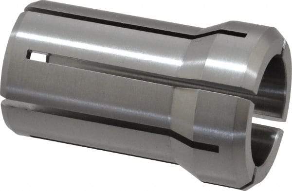 Kennametal - 45/64 Inch, 43/64 to 45/64 Inch Collet Capacity, Series DA180 Double Angle Collet - 1-5/8 Inch Overall Length, 1.035 Inch Overall Diameter, 0.001 Inch TIR - Exact Tool & Supply