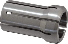 Kennametal - 45/64 Inch, 43/64 to 45/64 Inch Collet Capacity, Series DA180 Double Angle Collet - 1-5/8 Inch Overall Length, 1.035 Inch Overall Diameter, 0.001 Inch TIR - Exact Tool & Supply