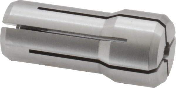 Kennametal - 9/64 Inch, 7/64 to 9/64 Inch Collet Capacity, Series DA200 Double Angle Collet - 1-3/16 Inch Overall Length, 0.539 Inch Overall Diameter, 0.001 Inch TIR - Exact Tool & Supply