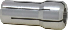 Kennametal - 9/32 Inch, 1/4 to 9/32 Inch Collet Capacity, Series DA200 Double Angle Collet - 1-3/16 Inch Overall Length, 0.539 Inch Overall Diameter, 0.001 Inch TIR - Exact Tool & Supply