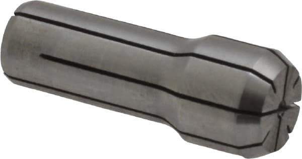 Kennametal - 3/64 Inch, 1/64 to 3/64 Inch Collet Capacity, Series DA300 Double Angle Collet - 1 Inch Overall Length, 3/8 Inch Overall Diameter, 0.001 Inch TIR - Exact Tool & Supply