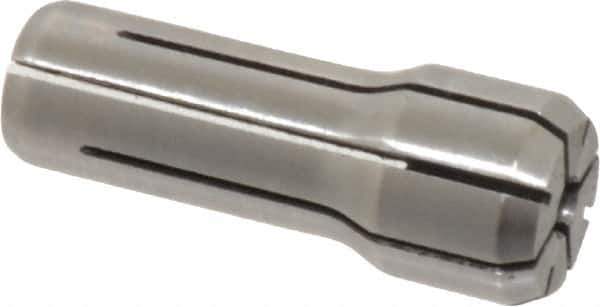 Kennametal - 3/32 Inch, 1/16 to 3/32 Inch Collet Capacity, Series DA300 Double Angle Collet - 1 Inch Overall Length, 3/8 Inch Overall Diameter, 0.001 Inch TIR - Exact Tool & Supply