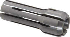 Kennametal - 3/16 Inch, 5/32 to 3/16 Inch Collet Capacity, Series DA300 Double Angle Collet - 1 Inch Overall Length, 3/8 Inch Overall Diameter, 0.001 Inch TIR - Exact Tool & Supply