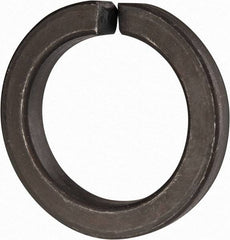 Value Collection - 2", 2.008" ID, 0.422" Thick Split Lock Washer - Grade 8 Spring Steel, Uncoated, 2.008" Min ID, 2.039" Max ID, 2.936" Max OD - Exact Tool & Supply