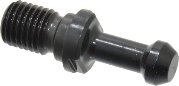 Parlec - C Style, BT40 Taper, M16x2 Thread, 45° Angle Radius, Standard Retention Knob - 2.36" OAL, 0.588" Knob Diam, 0.23" Flange Thickness, 1-3/8" from Knob to Flange, 0.669" Pilot Diam - Exact Tool & Supply