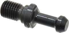 Parlec - C Style, BT40 Taper, M16x2 Thread, 45° Angle Radius, Standard Retention Knob - 2.36" OAL, 0.588" Knob Diam, 0.23" Flange Thickness, 1-3/8" from Knob to Flange, 0.669" Pilot Diam - Exact Tool & Supply