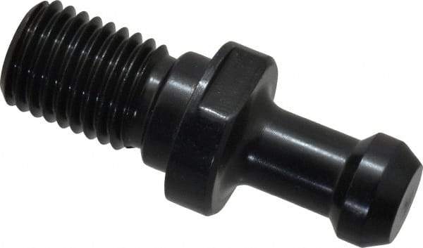Parlec - C Style, BT50 Taper, M24x3 Thread, 45° Angle Radius, Standard Retention Knob - 3.34" OAL, 0.904" Knob Diam, 0.39" Flange Thickness, 1.77" from Knob to Flange, 0.983" Pilot Diam - Exact Tool & Supply