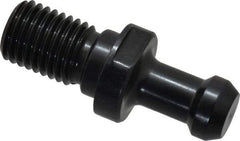 Parlec - C Style, BT50 Taper, M24x3 Thread, 45° Angle Radius, Standard Retention Knob - 3.34" OAL, 0.904" Knob Diam, 0.39" Flange Thickness, 1.77" from Knob to Flange, 0.983" Pilot Diam - Exact Tool & Supply