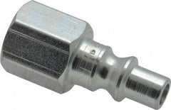 Parker - 1/4-18 Female NPTF ARO Pneumatic Hose Nipple - Steel, 1/4" Body Diam - Exact Tool & Supply