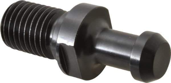 Parlec - B Style, CAT50 Taper, 1-8 Thread, 90° Angle Radius, Standard Retention Knob - 3.32" OAL, 0.904" Knob Diam, 0.4" Flange Thickness, 1.78" from Knob to Flange, 1.026" Pilot Diam - Exact Tool & Supply