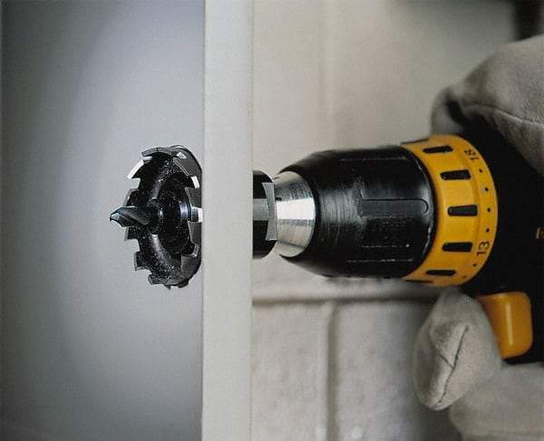 Greenlee - 7/8" Diam, 0.53" Cutting Depth, Hole Saw - High Speed Steel Saw, Toothed Edge - Exact Tool & Supply