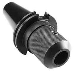 Made in USA - CAT50 Outside Taper, R8 Inside Taper, CAT to R8 Taper Adapter - 8" Projection, 1-1/2" Nose Diam - Exact Tool & Supply