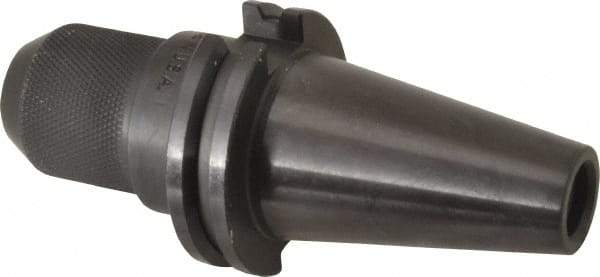 Made in USA - CAT40 Taper Shank 9/16" Hole End Mill Holder/Adapter - 1-9/16" Nose Diam, 3" Projection - Exact Tool & Supply
