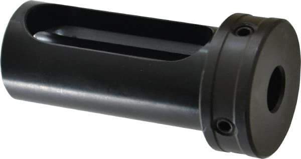 Global CNC Industries - 5/8" ID, 1-1/2" OD, 3-1/4" Length Under Head, Type Z Lathe Tool Holder Bushing - 3/4" Head Thickness, 2-7/8" Slot Length - Exact Tool & Supply