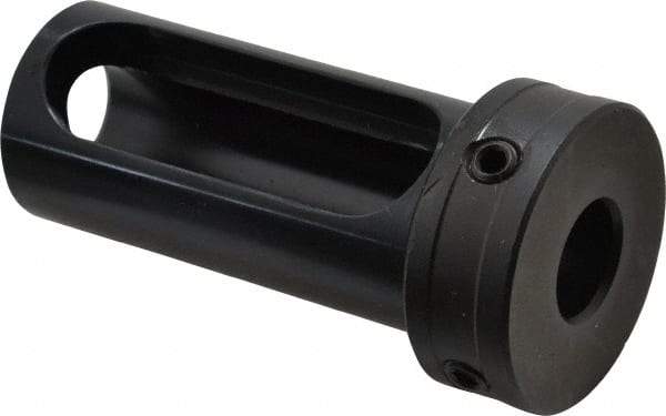 Global CNC Industries - 3/4" ID, 1-1/2" OD, 3-1/4" Length Under Head, Type Z Lathe Tool Holder Bushing - 3/4" Head Thickness, 2-7/8" Slot Length - Exact Tool & Supply