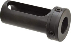 Global CNC Industries - 1" ID, 1-1/2" OD, 3-1/4" Length Under Head, Type Z Lathe Tool Holder Bushing - 3/4" Head Thickness, 2-7/8" Slot Length - Exact Tool & Supply