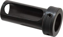 Global CNC Industries - 1-1/4" ID, 1-1/2" OD, 3-1/4" Length Under Head, Type Z Lathe Tool Holder Bushing - 3/4" Head Thickness, 2-7/8" Slot Length - Exact Tool & Supply