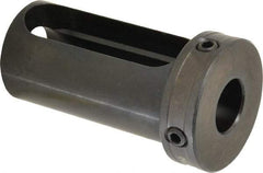 Global CNC Industries - 1" ID, 2" OD, 3-3/4" Length Under Head, Type Z Lathe Tool Holder Bushing - 3/4" Head Thickness, 3-3/8" Slot Length - Exact Tool & Supply