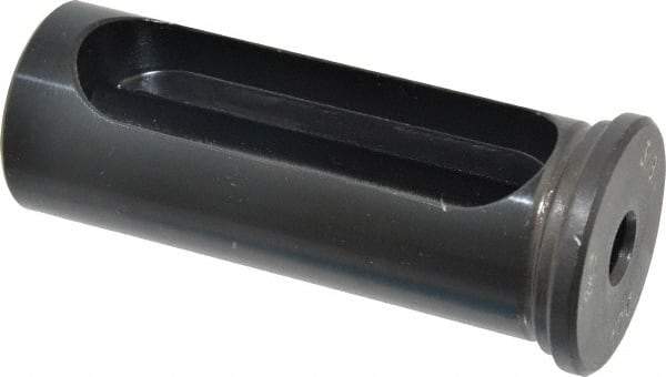 Global CNC Industries - 3/8" ID, 1-1/4" OD, 3-1/4" Length Under Head, Type C Lathe Tool Holder Bushing - 2-7/8" Slot Length - Exact Tool & Supply