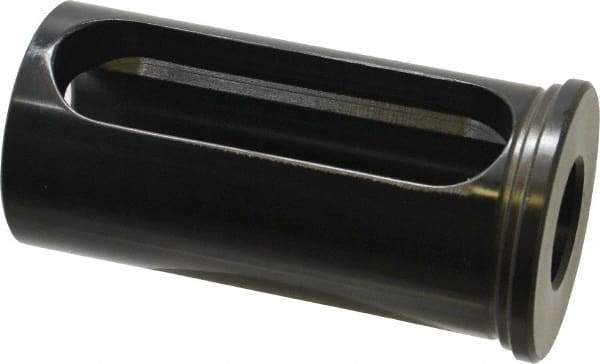 Global CNC Industries - 1" ID, 2" OD, 4" Length Under Head, Type C Lathe Tool Holder Bushing - 3-5/8" Slot Length - Exact Tool & Supply