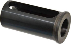 Global CNC Industries - 1-1/4" ID, 2" OD, 4" Length Under Head, Type C Lathe Tool Holder Bushing - 3-5/8" Slot Length - Exact Tool & Supply