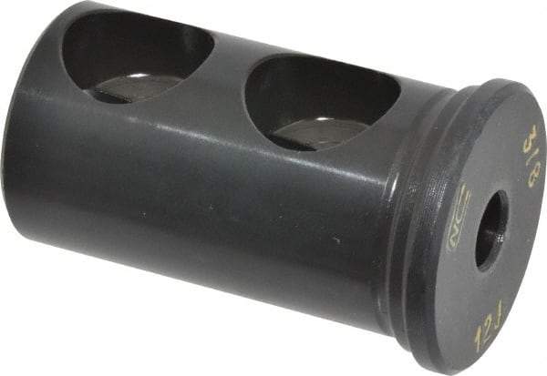 Global CNC Industries - 3/8" ID, 1-1/4" OD, 2-1/8" Length Under Head, Type J Lathe Tool Holder Bushing - 5/8" Hole Diam - Exact Tool & Supply