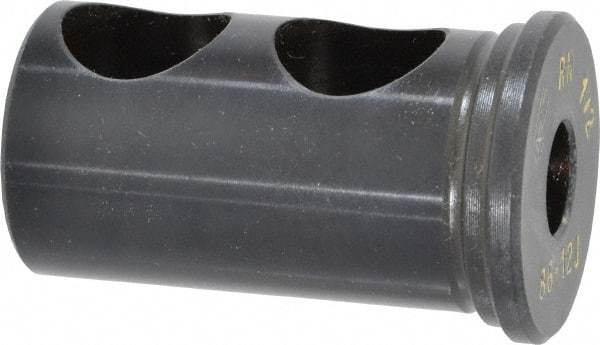 Global CNC Industries - 1/2" ID, 1-1/4" OD, 2-1/8" Length Under Head, Type J Lathe Tool Holder Bushing - 5/8" Hole Diam - Exact Tool & Supply