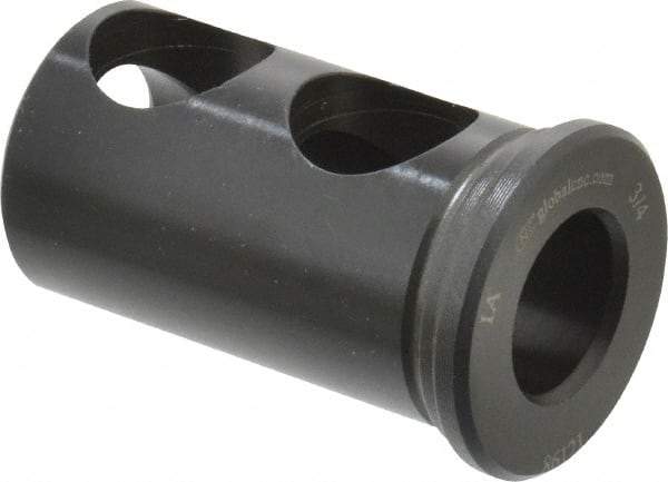 Global CNC Industries - 3/4" ID, 1-1/4" OD, 2-1/8" Length Under Head, Type J Lathe Tool Holder Bushing - 5/8" Hole Diam - Exact Tool & Supply
