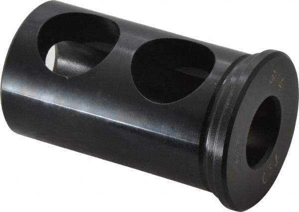 Global CNC Industries - 3/4" ID, 1-1/2" OD, 2-1/2" Length Under Head, Type J Lathe Tool Holder Bushing - 7/8" Hole Diam - Exact Tool & Supply
