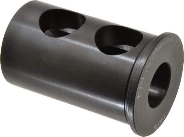 Global CNC Industries - 1-1/4" ID, 2-1/2" OD, 4" Length Under Head, Type J Lathe Tool Holder Bushing - 1-1/4" Hole Diam - Exact Tool & Supply
