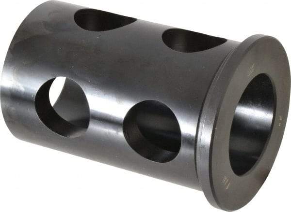 Global CNC Industries - 2" ID, 3" OD, 4-1/2" Length Under Head, Type J Lathe Tool Holder Bushing - 1-1/4" Hole Diam - Exact Tool & Supply