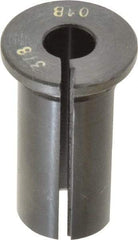 Global CNC Industries - 3/8" ID, 3/4" OD, 1-1/2" Length Under Head, Type B Lathe Tool Holder Bushing - Type B, 0.19 Inch Thick Head - Exact Tool & Supply