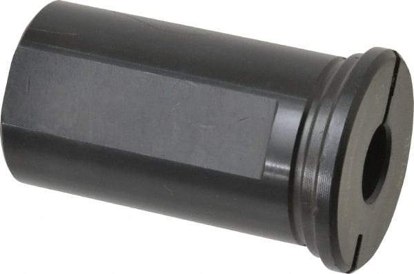 Global CNC Industries - 1/2" ID, 1-1/4" OD, 2-1/8" Length Under Head, Type B Lathe Tool Holder Bushing - Type B, 0.265 Inch Thick Head - Exact Tool & Supply