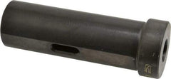 Global CNC Industries - MT2 Inside Morse Taper, Standard Morse Taper to Straight Shank - 5" OAL, Alloy Steel, Hardened & Ground Throughout - Exact Tool & Supply
