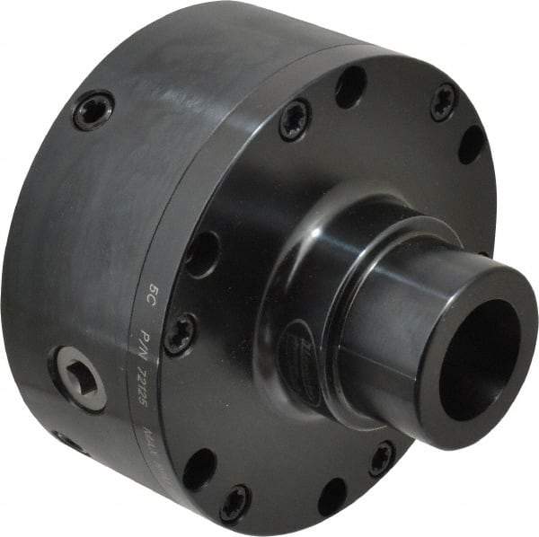 Lexair - 1-1/16 Inch Max Collet Capacity, 5C Collet Chuck - 4-23/32 Inch Overall Length, 3.516 Inch Projection - Exact Tool & Supply