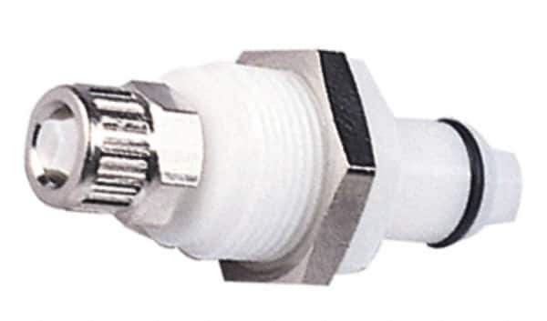 CPC Colder Products - 3/8" OD, Acetal Push-to-Connect Male Connector - 120 Max psi, White - Exact Tool & Supply