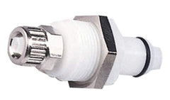 CPC Colder Products - 3/8" OD, Acetal Push-to-Connect Male Connector - 120 Max psi, White - Exact Tool & Supply