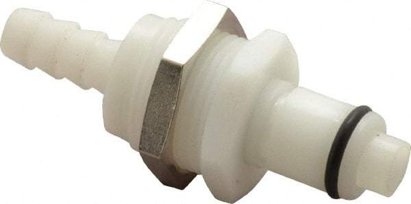CPC Colder Products - Acetal Push-to-Connect Male Connector - 120 Max psi, 1/4" ID, White - Exact Tool & Supply