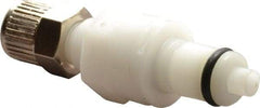 CPC Colder Products - 5/32" OD, Acetal Push-to-Connect Shutoff - 120 Max psi - Exact Tool & Supply