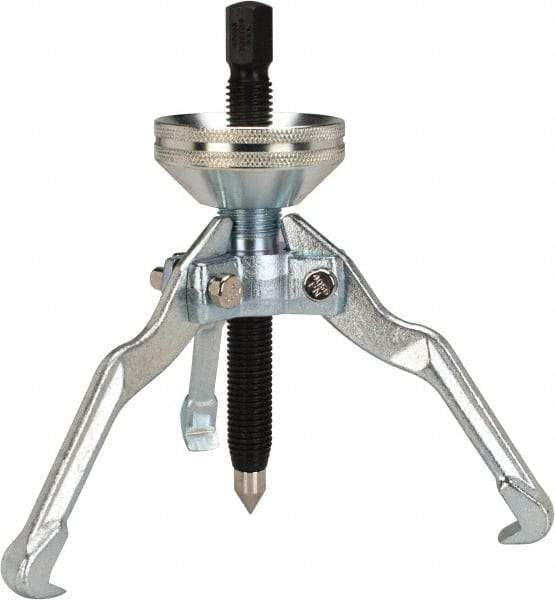 Proto - 5" Spread, 6 Ton Capacity, Cone-Type Puller - 7" Long, For Bearings, Gears & Pulleys - Exact Tool & Supply