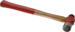 Proto - 3/4 Lb Head Ball Pein Hammer - Wood Handle with Red Laquer Grip, 13" OAL - Exact Tool & Supply