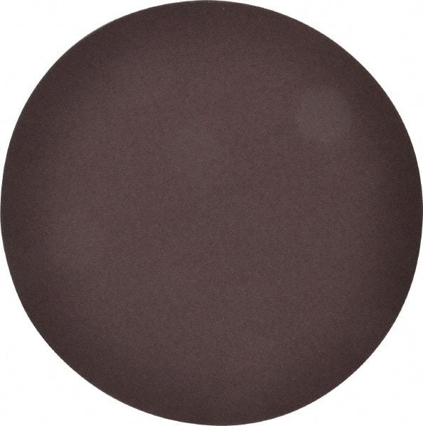 Norton - 8" Diam, 120 Grit Aluminum Oxide Adhesive PSA Disc - Medium Grade, Brown, X Weighted Backing, Flexible - Exact Tool & Supply